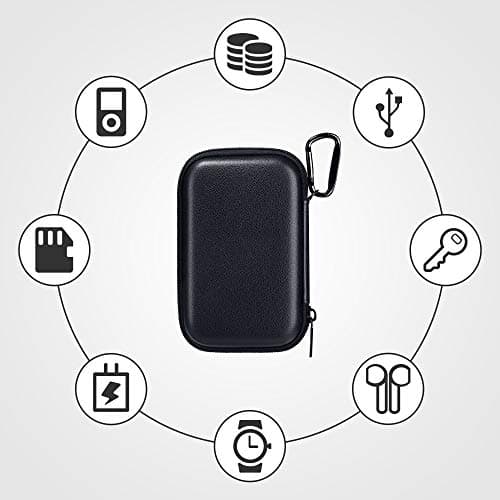 ULAK MP3 MP4 Player Case Portable Travel Box for iPod Touch, Black — view 2