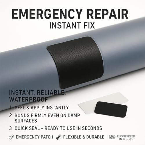 AIR BED REPAIR PATCH KIT - Heavy Duty Puncture Repair - Flexible Waterproof Glue - Vinyl PVC And Suede Top AirBed — view 4