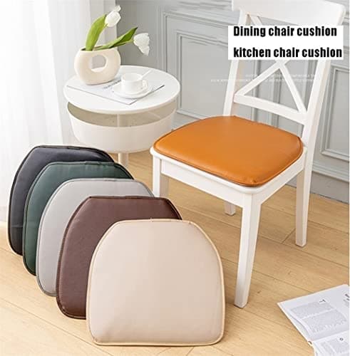 Dining Chair Cushion Pad, 1/2/4 Pack, Faux Leather U-Shaped Non-Slip Seat Cushion, Kitchen/Dining Chair Pillow, 43 x 40 cm, Black - Comfort & Style Upgrade. — view 6