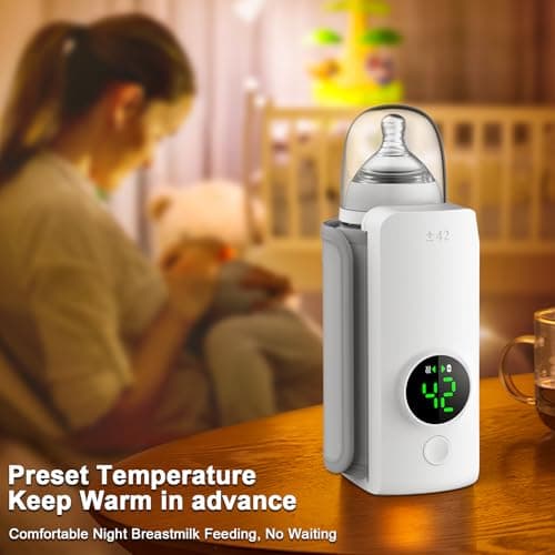 Portable Bottle Warmer,Travel-Friendly,Even Heating with 6 Temperature — view 6