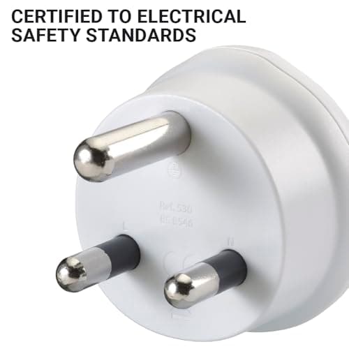 Go Travel UK to South Africa Plug Adapter, earthed & compact — view 4