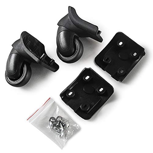 GUGULUZA 1 Pair Luggage Wheel Replacement Spare Spinner Caster for Suitcase Wheel Repair GW198 — view 2