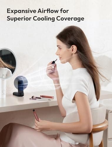 Aecooly Slim Handheld Fan,Thin Portable Fan,USB Rechargeable — view 5
