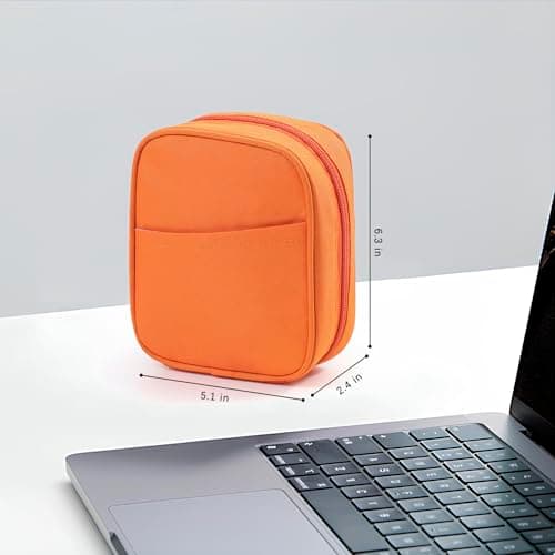 JINSI Small Cable Organiser Bag Travel Electronics Pouch — view 3