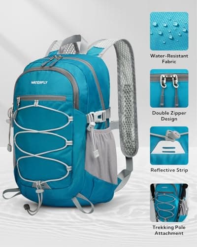Waterfly 15L Lightweight Packable Backpack Foldable Daypack for Hiking — view 3