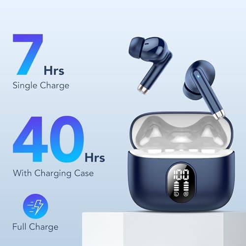 QXQ S26 Wireless Earbuds, In Ear Noise Cancelling Bluetooth 5.4 Headphones — view 6