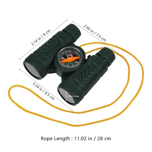 Mini Telescope 10Pcs Toy Binoculars for Kids with Compass - Portable Outdoor Adventure Gear for Children Sightseeing and Learning — view 3