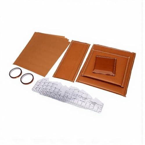 Bewinner 4PCS Heat Press Pillow Mat Kit DIY Accessories with PTFE Sheets, Heat Proof Tape, T-Shirt Alignment Rulers for Sublimation, Ironing, Screen Printing - Non-Stick, Reusable 15x12in