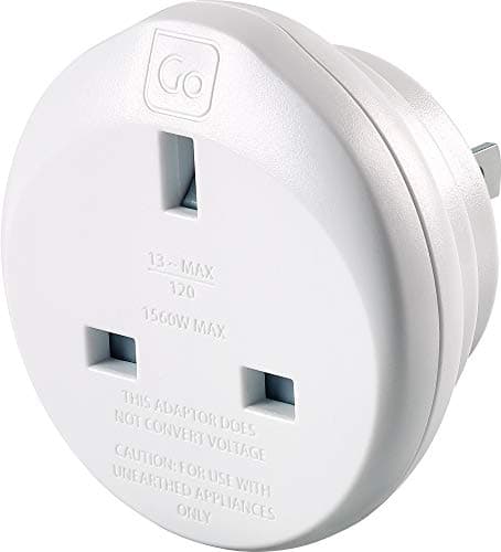 Go Travel UK to Japan and USA Plug Adapter, earthed & compact — view 2