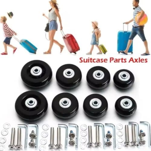 Rubber Suitcase Castors Heavy Duty Repair Kit Rubber Suitcase(50mm*18mm) — view 2