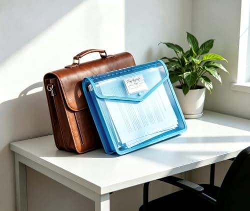 A4 Plastic File Folders, 5 Pcs Assorted Colors Transparent Envelopes, Waterproof Snap Closure Document Organizer, No Dividers, Large Capacity for School Office Home — view 3