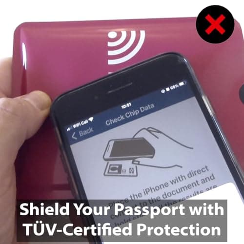 OW-Travel RFID Blocking Passport Protector Sleeves, TÜV Certified, 4 Pcs — view 6