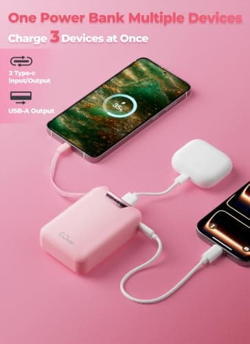 Gidues M2 Portable Charger (pink) — view 3