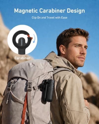TELESIN Magnetic Mini Phone Camera Grip with Selfie Stick Tripod — view 3