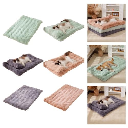 All Season Extra Thick Dog Bed Mat Soft Plush Cushion Non-Slip Indoor Outdoor Use Cozy Indoor Dog Bed — view 2