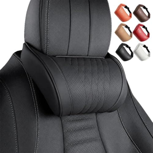 Universal Memory Foam Car Headrest Neck Pillow for Most Cars SUV (C)