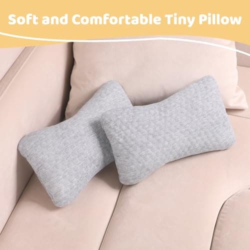 vocheer Small Pillow with Removable Cover, 28*17 cm Tiny Travel Pillow 1PC — view 6