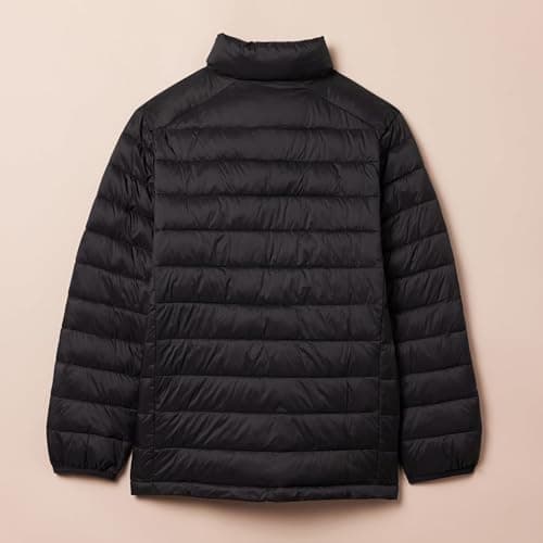 Amazon Essentials Boys' Lightweight Water-Resistant Packable Puffer Jacket, Black, 5 Years — view 3