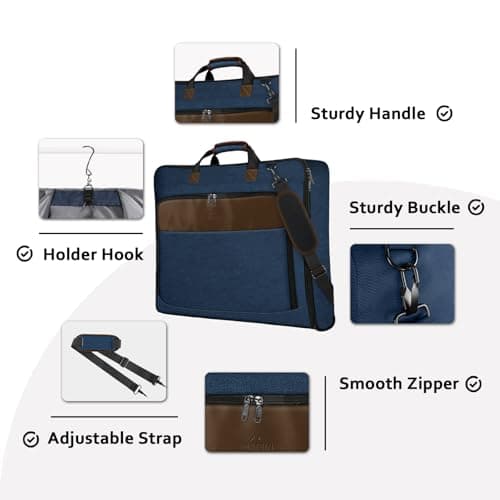 MATEIN Suit Carrier for Men, Travel Garment Bags with Strap for Business — view 4