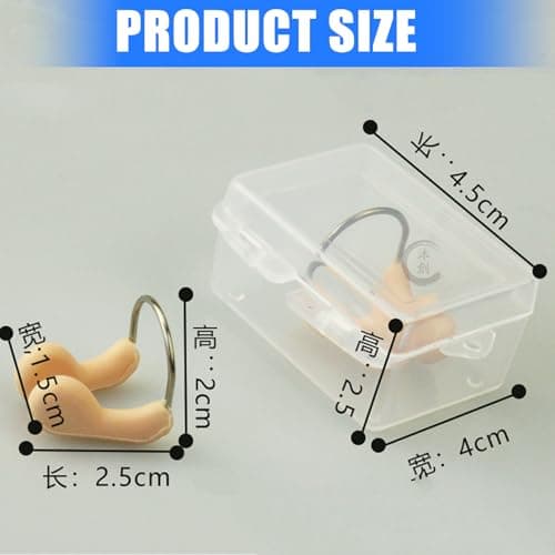 6Pcs Unisex Swimming Nose Clip Iron Wire Silicone Nose Guard Pegs For Adult Kid Swimming Training Snorkeling Diving Travel Clip — view 5