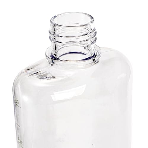 ZEAYEA 2 Pack Portable Flat Water Bottle, 350 ml /12 oz BPA Free Slim Drinking Bottle, Plastic Travel Flask for Outdoor Sports, Camping, Fitness, Gym, Fits Purse Bag Pocket — view 4