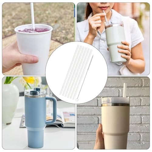 Replacement Straws Compatible with Stanley Cup 40oz – 4-Pack Durable, BPA-Free Reusable Drinking Straws for Tumblers, Travel Mugs – Easy Clean, Eco-Friendly Accessories — view 5