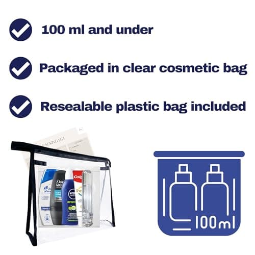 Travel Toiletries Set for Men – Mini Travel Toiletry Kit with TSA Approved Liquids – Airport Friendly Men’s Travel Essentials for Holiday, Business, Overnight Stay — view 3