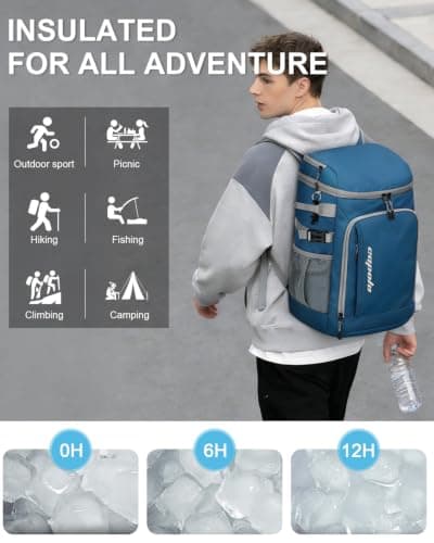 Capolo Cooler Backpack Insulated Leak Proof for Women Men Soft Cooler Bag — view 2