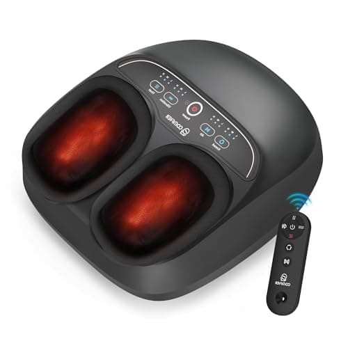 COMFIER Shiatsu Foot Massager with Heat Compression Vibration Home Use