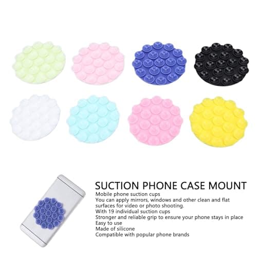 Topiky Silicone Suction Cup Phone Case Mount, 8 Pack — view 4