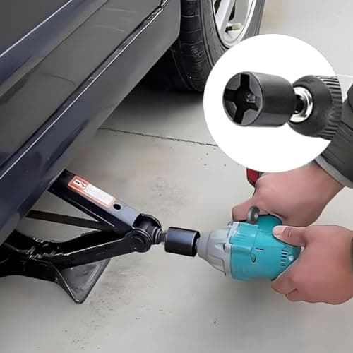 Rv Stabilizing Jack Drill Adapter Heavy-Duty Steadying Gear Lift Universal — view 2