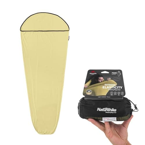 Naturehike Ultralight Sleeping Bag Liner, 390g, High Elasticity, Travel Sleeping Bag for Backpacking, Hostels, Camping
