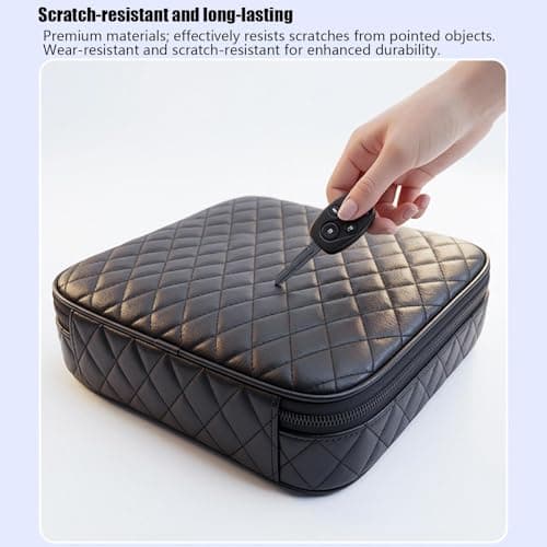 Car Charger Storage Box For EV Cable, Leather Waterproof Charging Cable Bag, Heavy Duty Car Boot Carry Case For Type 2 Charger & Accessories. Perfect For Home & Travel,Electric Vehicle Cables Organise — view 6