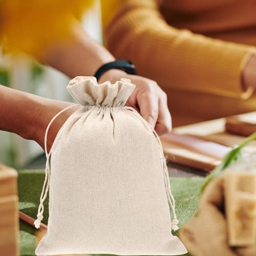 3pcs Portable Cloth Jewelry Pouch with Drawstring Closure for Travel — view 5