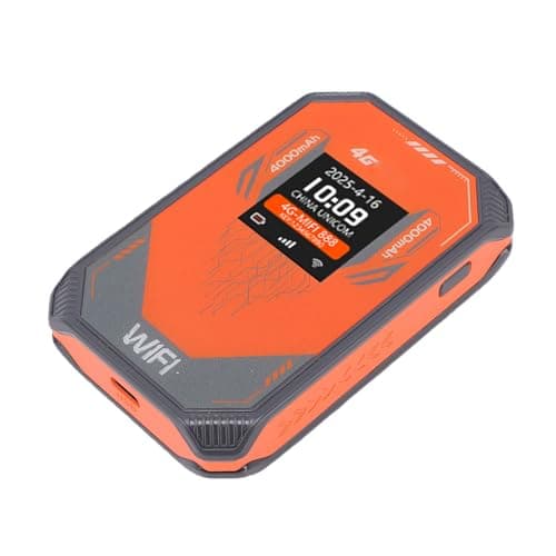 Ejoyous 4G Mobile WLAN Router, 4000mAh Battery LCD Display — view 3
