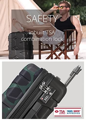 Hauptstadtkoffer - X-Kölln - Hand Luggage Hard Shell Expandable Cabin Trolley TSA Lock, 55 cm, 50 Liter, Camouflage — view 5