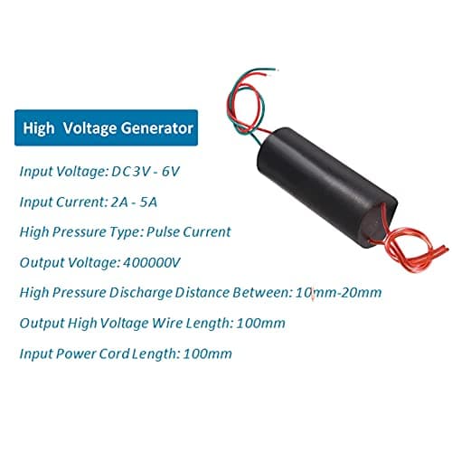 AEDIKO High Voltage Generator DC 3V-6V to 400KV 400000V Boost Step-up Power Module — view 2