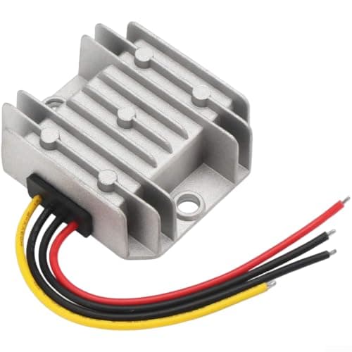 DC DC Boost Converter 12V 24V to 48V 5A Waterproof Power Supply - High Efficiency Voltage Regulator for EV Solar LED Strips CCTV Marine Outdoor Use IP68 Metal Case(48V 1.5A)