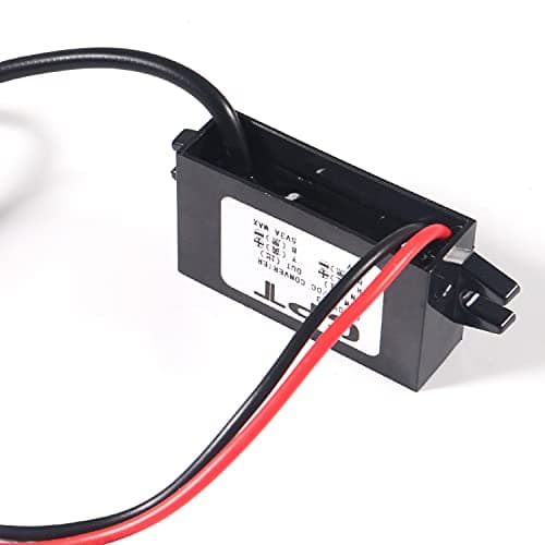 DC-DC 12V to 5V 3A Micro Dual USB Converter Voltage Step Down Regulator Waterproof Power Converters for Car Smartphone — view 2