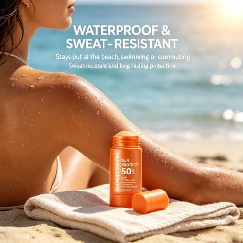 SPF 50 Sunscreen Stick for Face Body 30g - Invisible Waterproof Travel Size — view 4