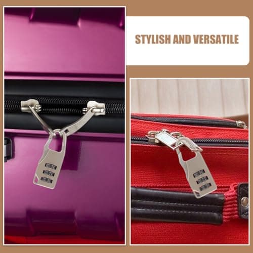 4pcs Luggage Combination Lock for Travel Students Iron Padlock — view 5