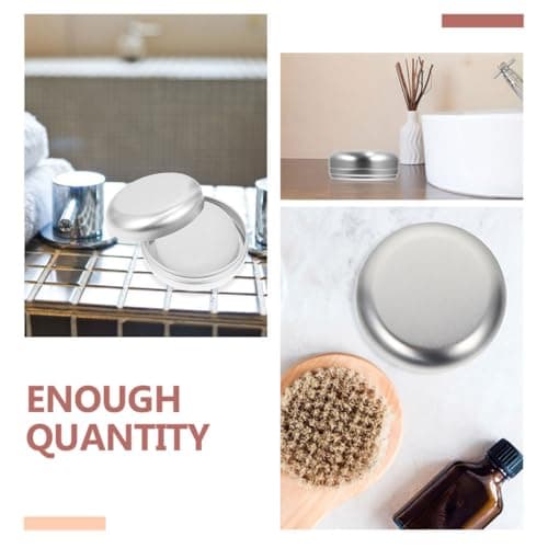 NUOBESTY 4pcs Aluminum Soap Boxes 100ml 77x32mm Airtight Small Containers with Lid for Soap Storage and Makeup Organizers, Multipurpose Household Earphone Cases, Travel-friendly Waterproof — view 5