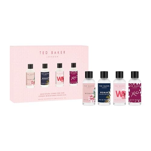 Ted Baker Mini Perfume Gift Set For Her, Travel Friendly, 4x 15ml