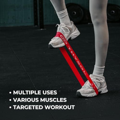 THYSOL Mini Resistance Bands Set of 4 | 2-7kg Stretch Bands — view 6