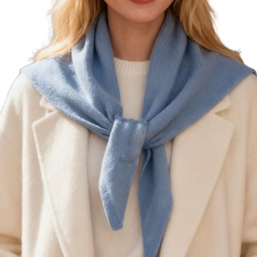 Wool Triangle Scarf, Soft & Warm Shawl Wrap For Women | Versatile Fashion Scarf For Winter, Commute, And Outdoor Travel | Lightweight Accessory For Daily Use, Beach, And Holiday Outfits — view 5