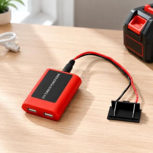 Tool Battery USB Converter 21 to 5V Battery Adapter — view 5
