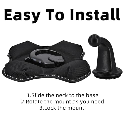 iSaddle Friction Mount Holder for Garmin - Exclusive Portable NonSkid Beanbag Dashboard Friction Mount for Garmin GPS Nuvi Drivesmart Drive Dezl Zumo Driveassist DriveLuxe StreetPilot RV Navigator — view 6