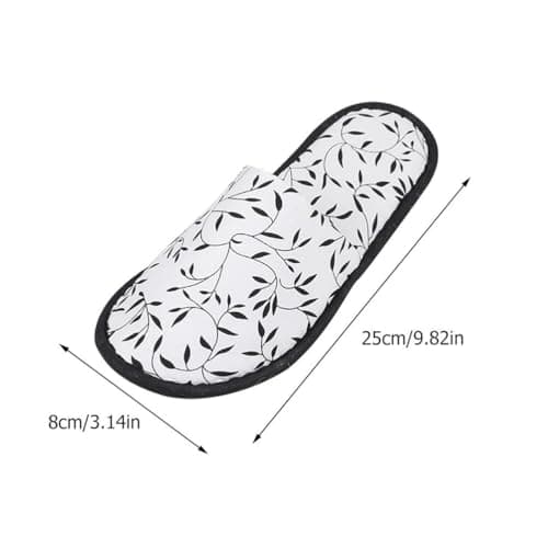 Didiseaon 5 Pack Simple Slippers by Sliers Non-skid and Sturdy for Hotels Travel Spa Home — view 6