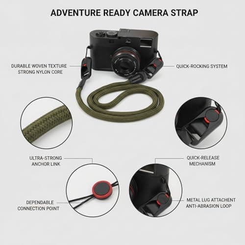 Tniytru Camera Strap Set with 6 Quick Release Buckles — view 3