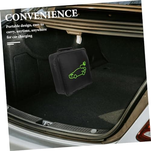 GALPADA Black Oxford Cloth Ev Charger Bag for Car Travel Storage — view 6